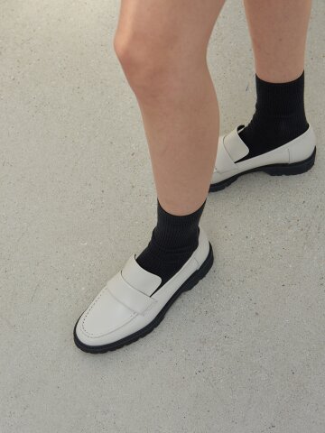 Harper Loafers Leather Ivory하퍼로퍼 아이보리
