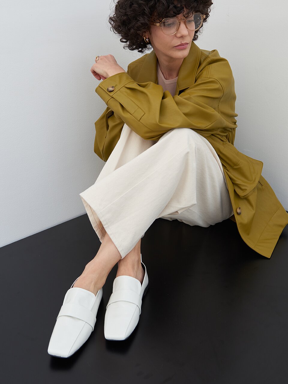 Louis Loafers Leather White