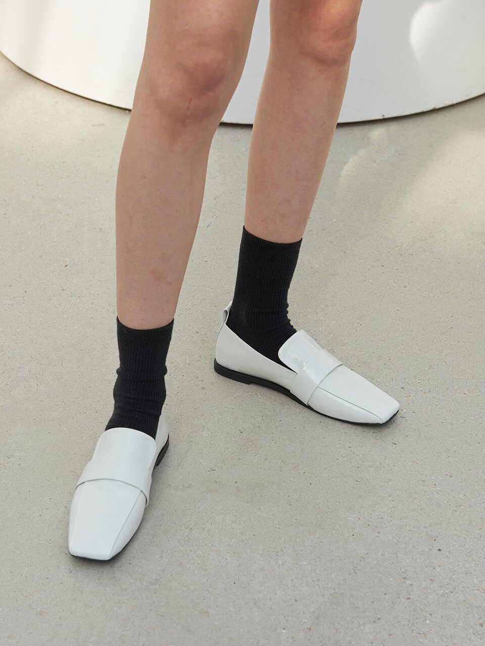 Louis Loafers Leather White