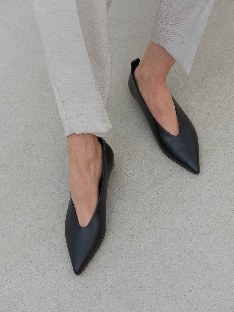 Lina Pumps Leather Black