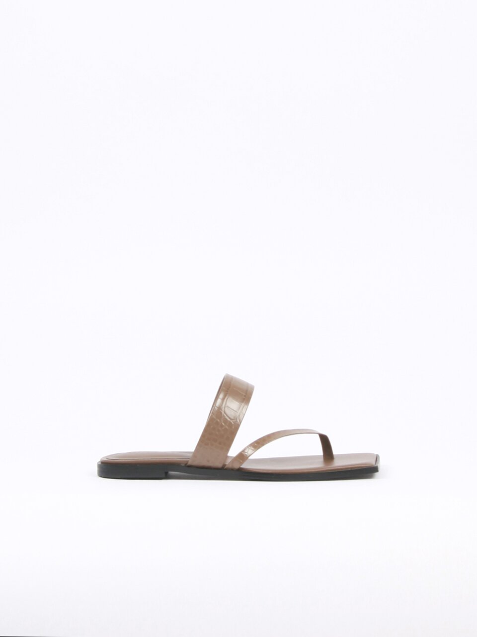 Cheyenne Sandals Leather Etoffe Crocco