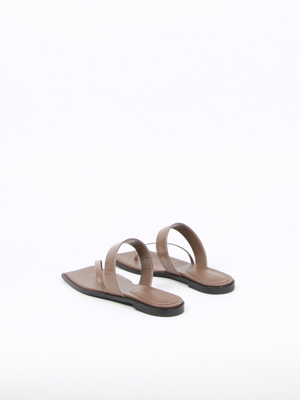 Cheyenne Sandals Leather Etoffe Crocco