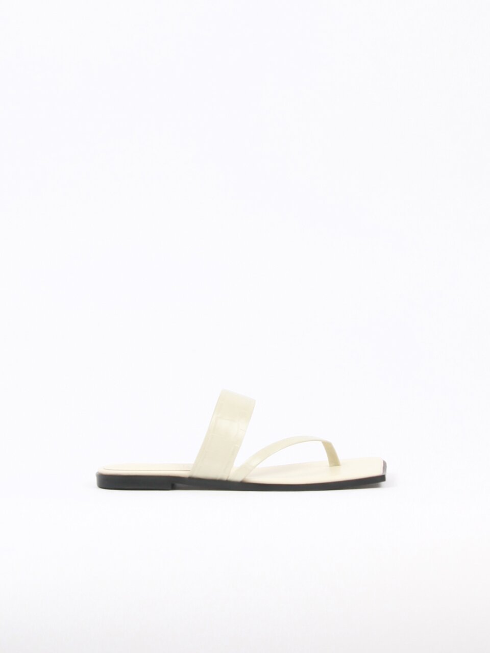 Cheyenne Sandals Leather Beige Crocco