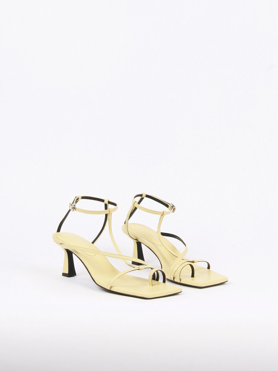 Didie Sandals Leather Lemon Yellow