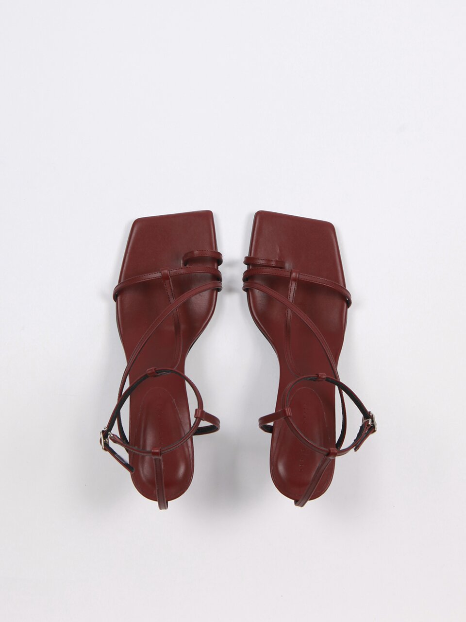 Didie Sandals Leather Wine