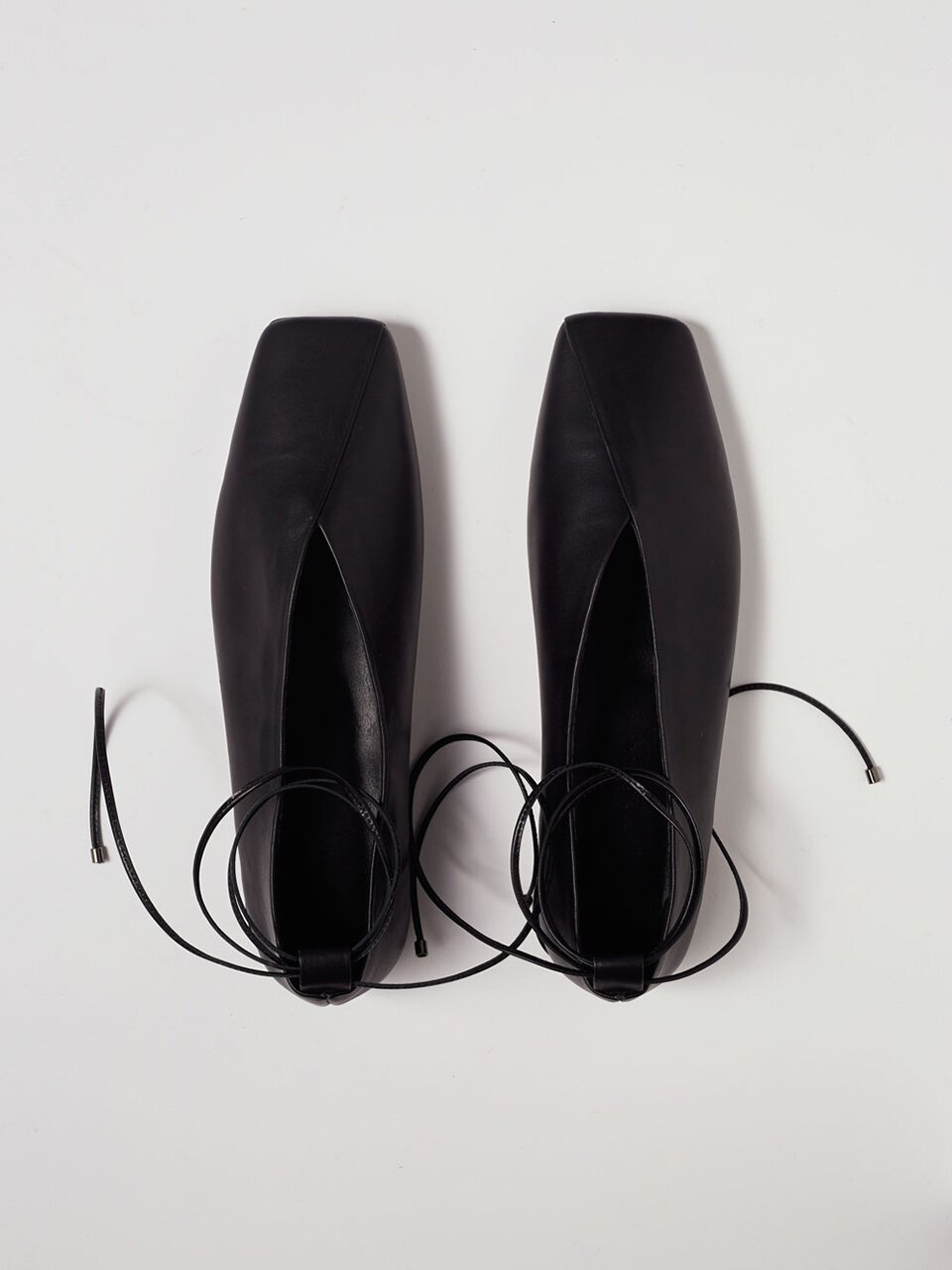 Emma Flat Leather Black