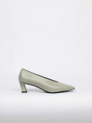 Ivy Pumps Leather Mint Grey아이비펌프스 민트그레이