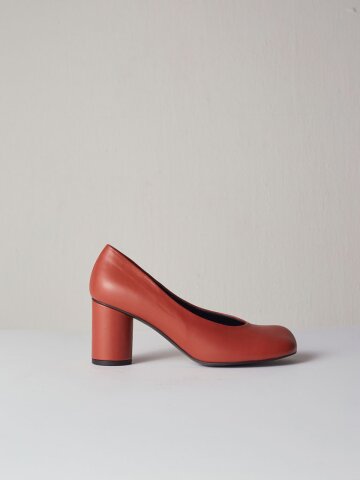 Luna Pumps Leather Brick루나펌프스 브릭