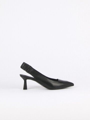 Nana Slingback Pumps Leather Black나나슬링백펌프스 블랙