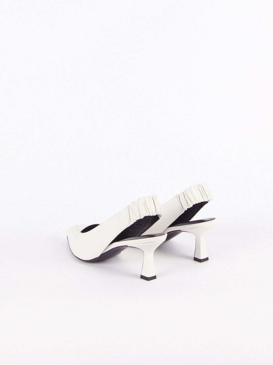 Nana Slingback Pumps Leather Ivory