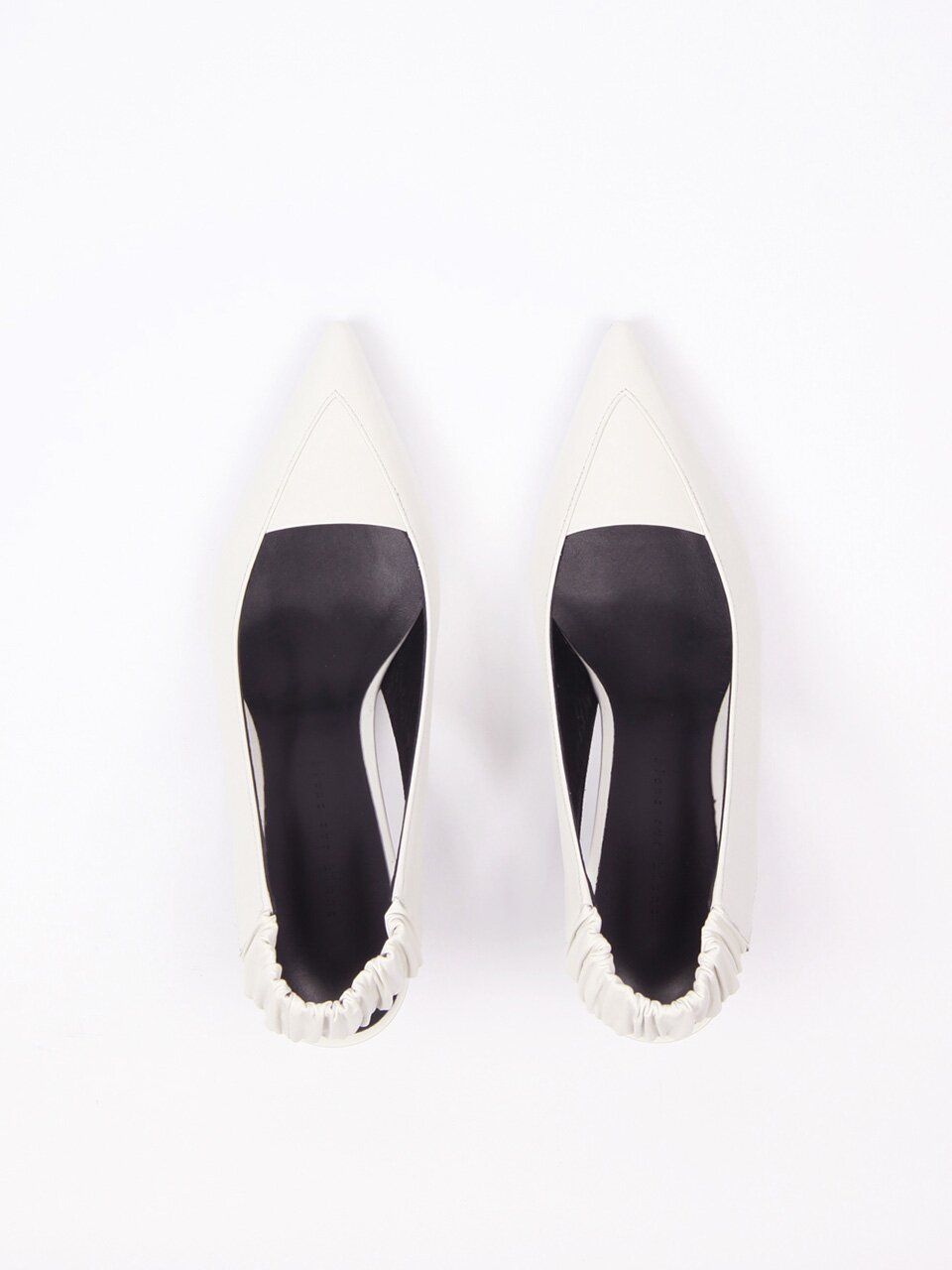 Nana Slingback Pumps Leather Ivory