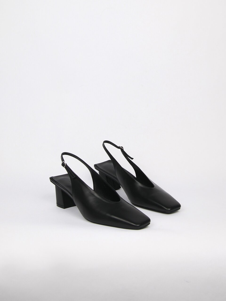 Remi Slingback Leather Black