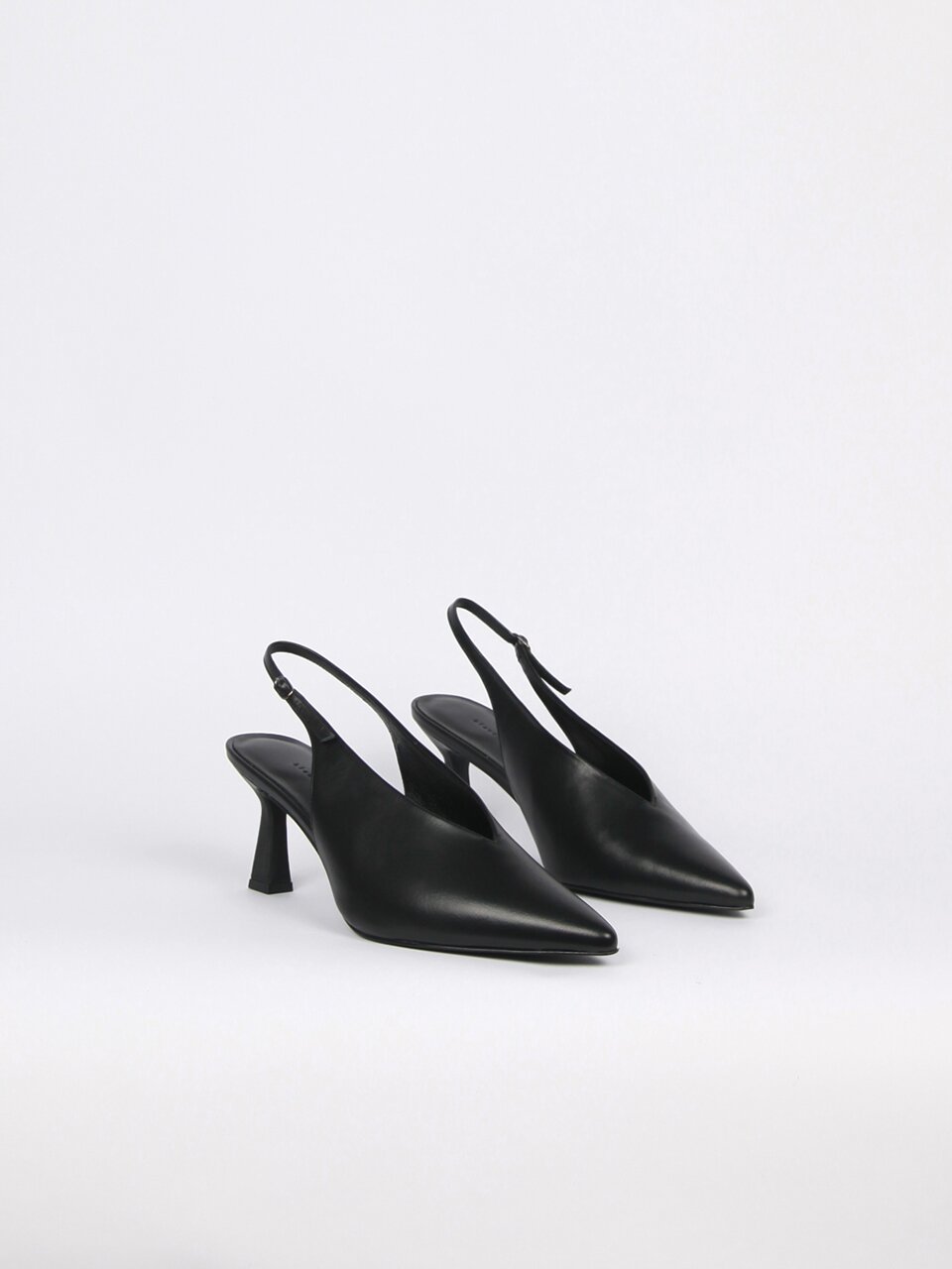Valerie Slingback Leather Black