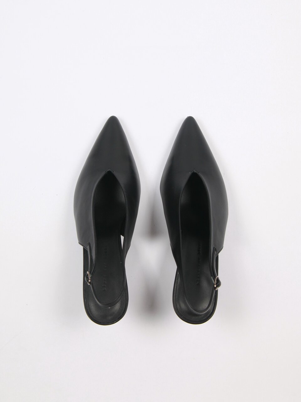 Valerie Slingback Leather Black