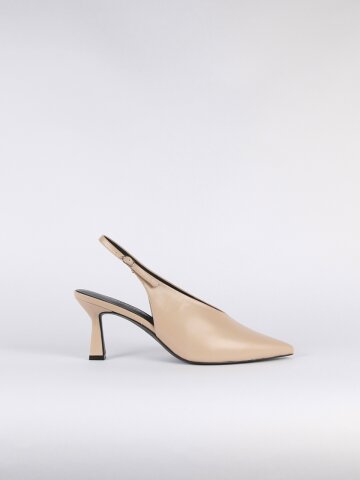 Valerie Slingback Leather Beige발레리슬링백 베이지