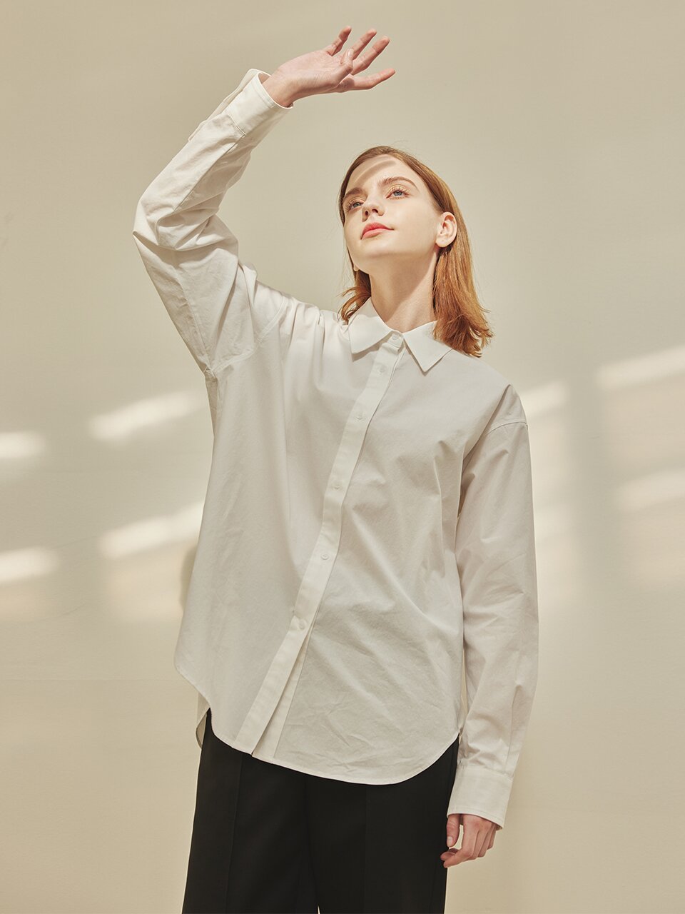 alley collar basic shirts_IVORY