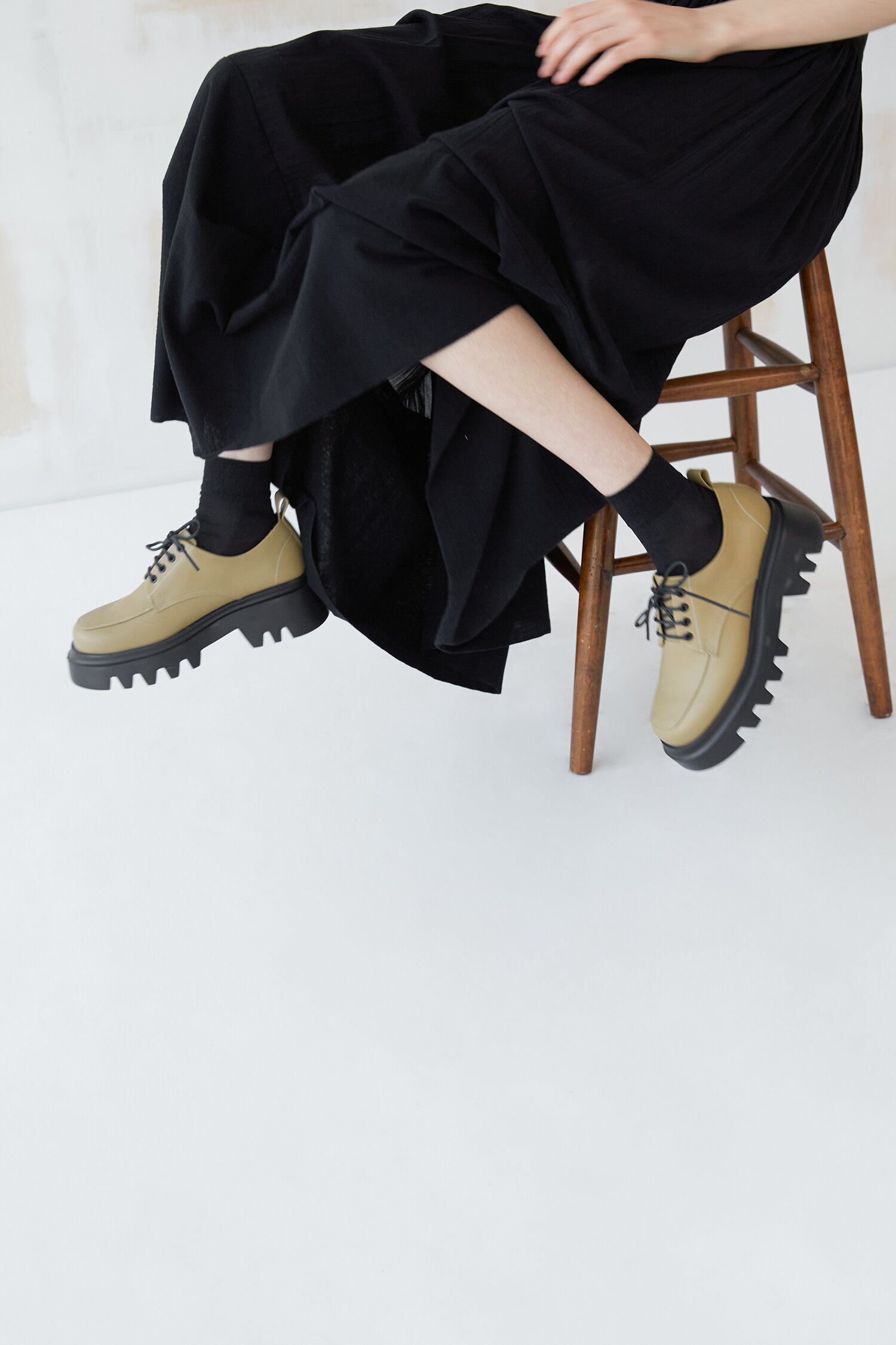 Mael Lace-up Loafer Beige