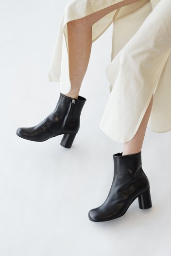 Luna Ankle Boots Leather Black 7cm