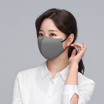 [ARTE] 아르떼 KF94 다크그레이 50매_새부리형 (5매입 X 10봉)