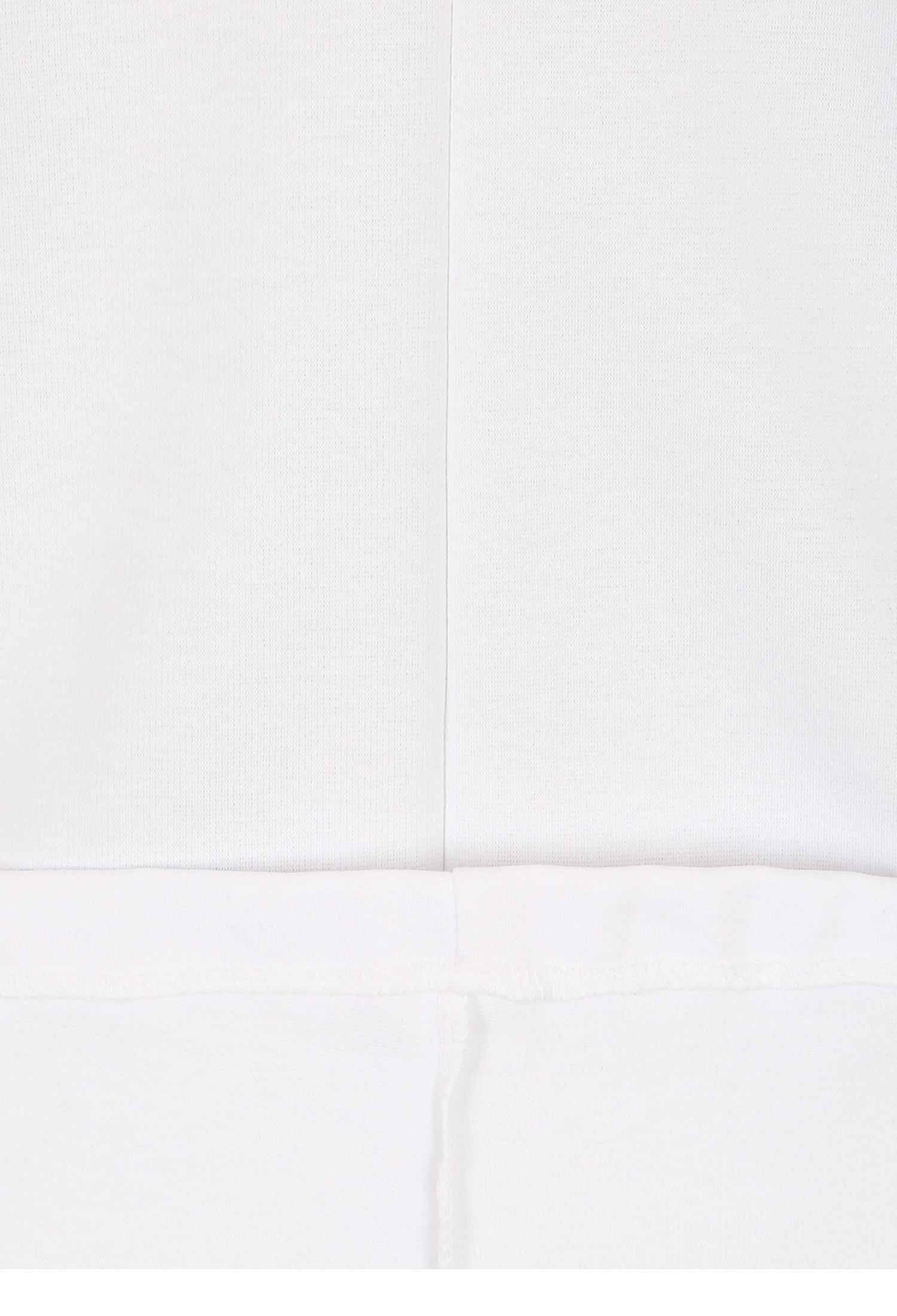 시스루 배색 프린트 티셔츠 (WHITE)