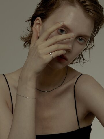 Black Chain SR Necklace