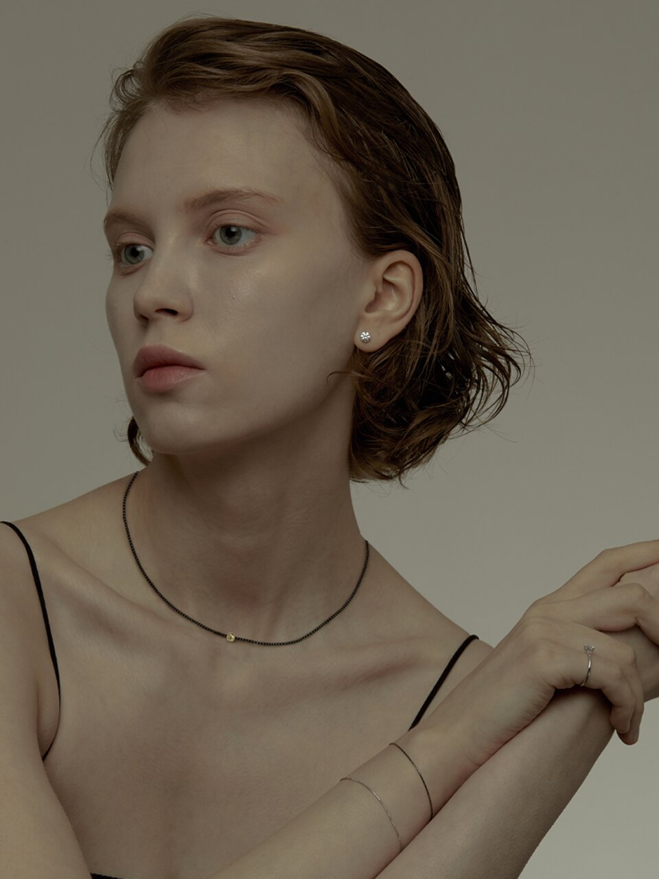 Black Chain SR Necklace