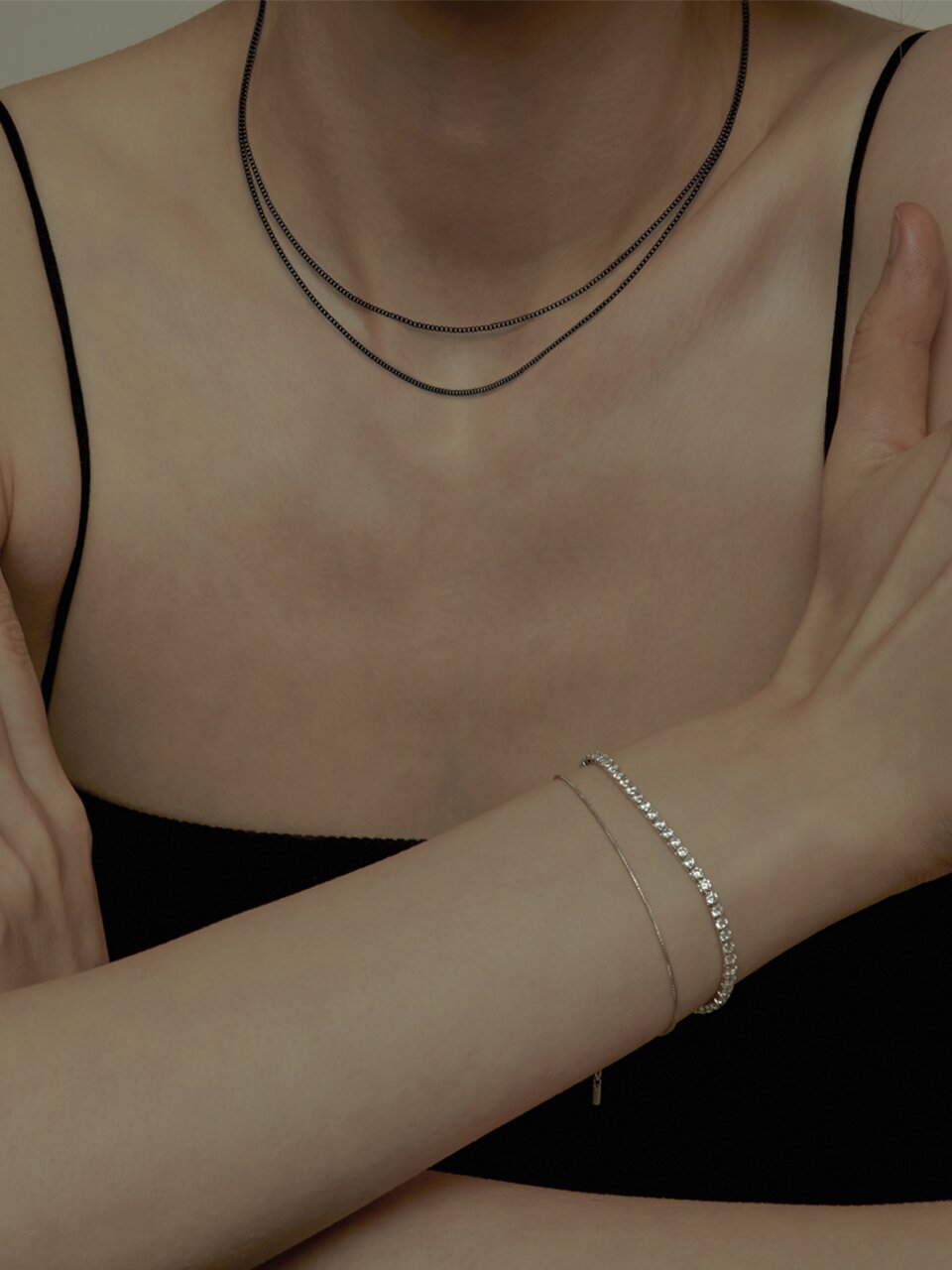 Black Chain Necklace