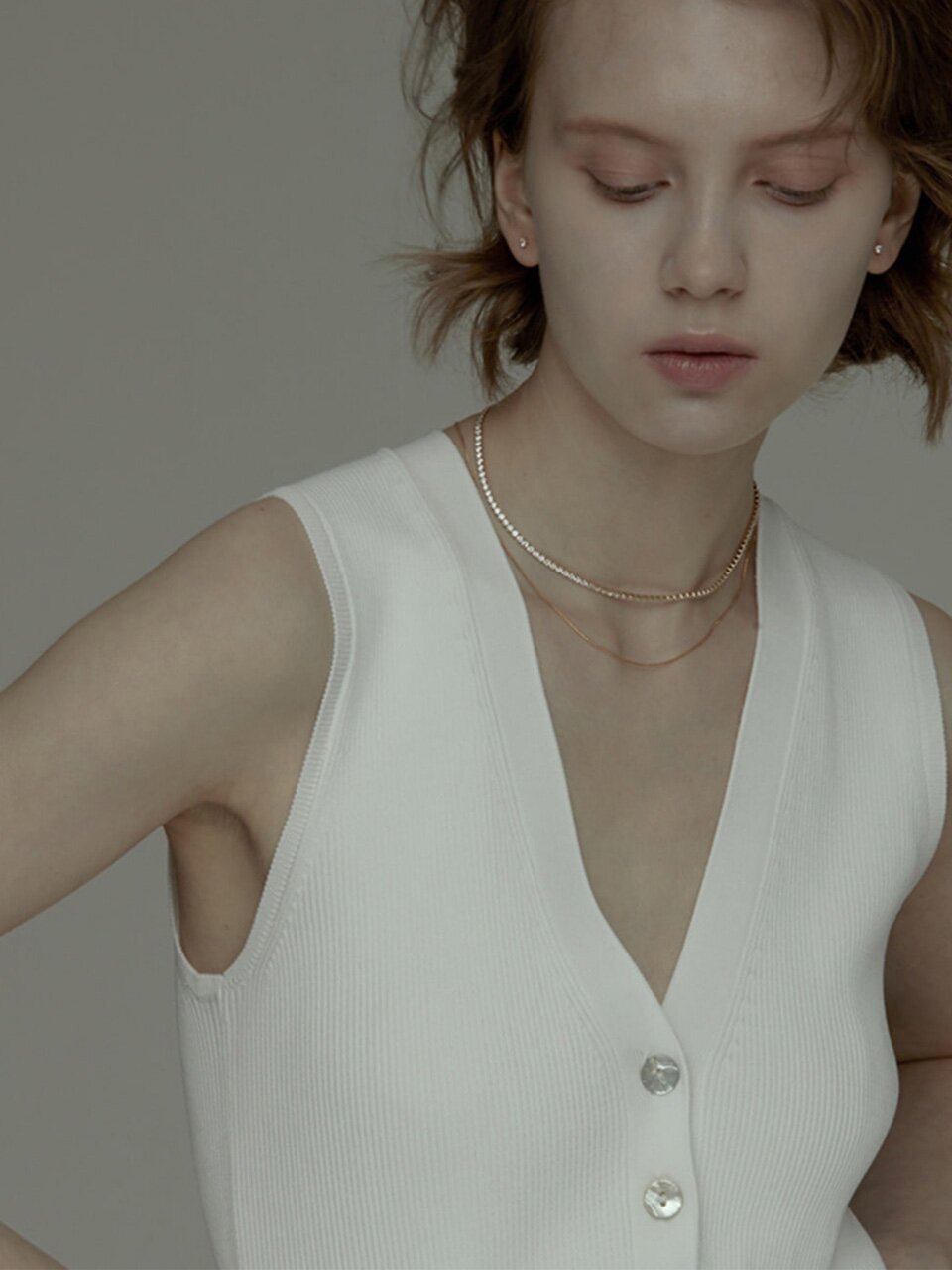 Shallow Tennis Necklace