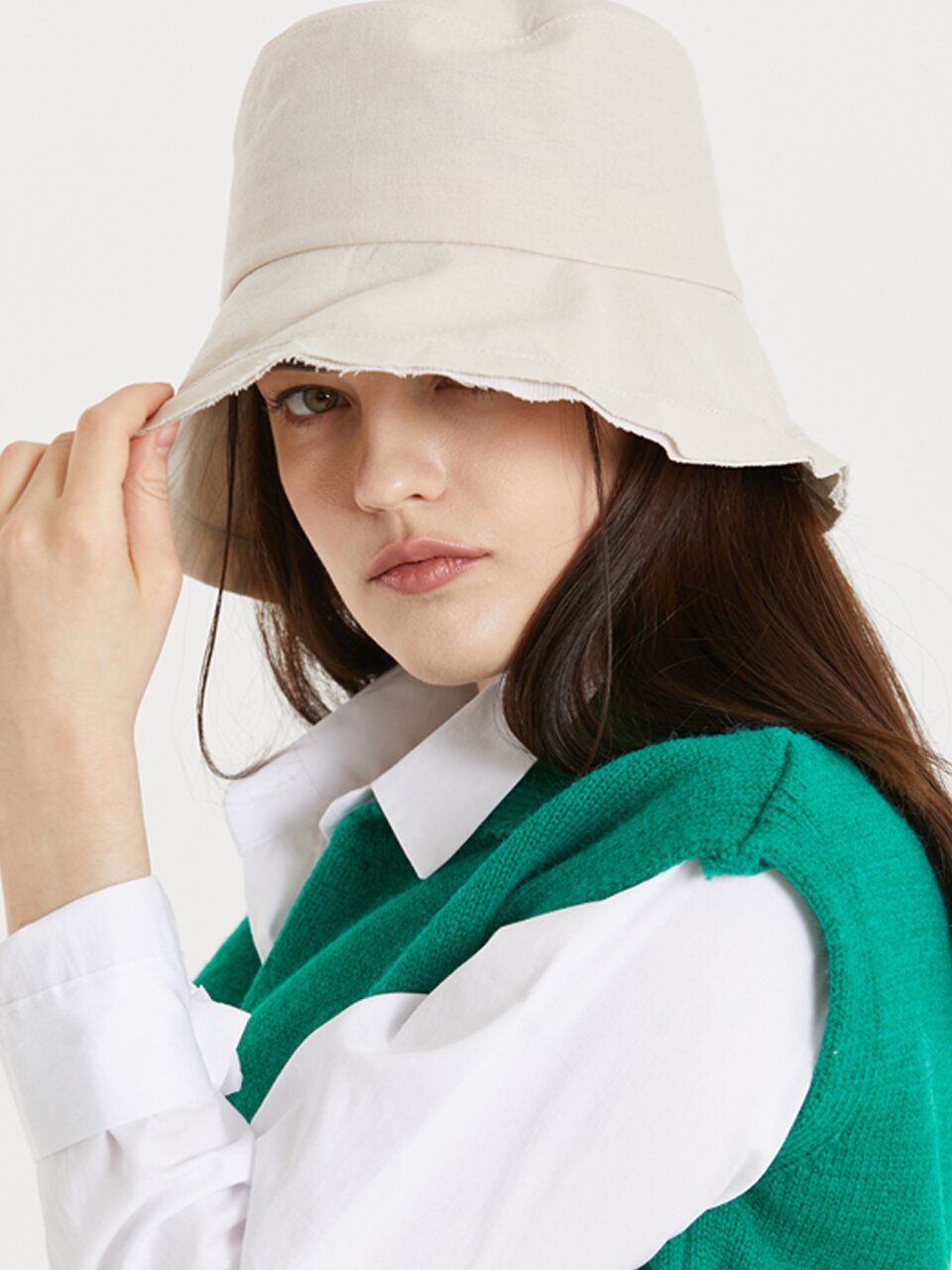 MODERN BUCKET HAT_BEIGE
