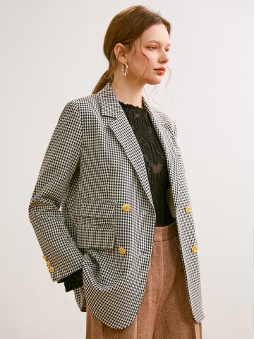 Ozie plaid check jacket
