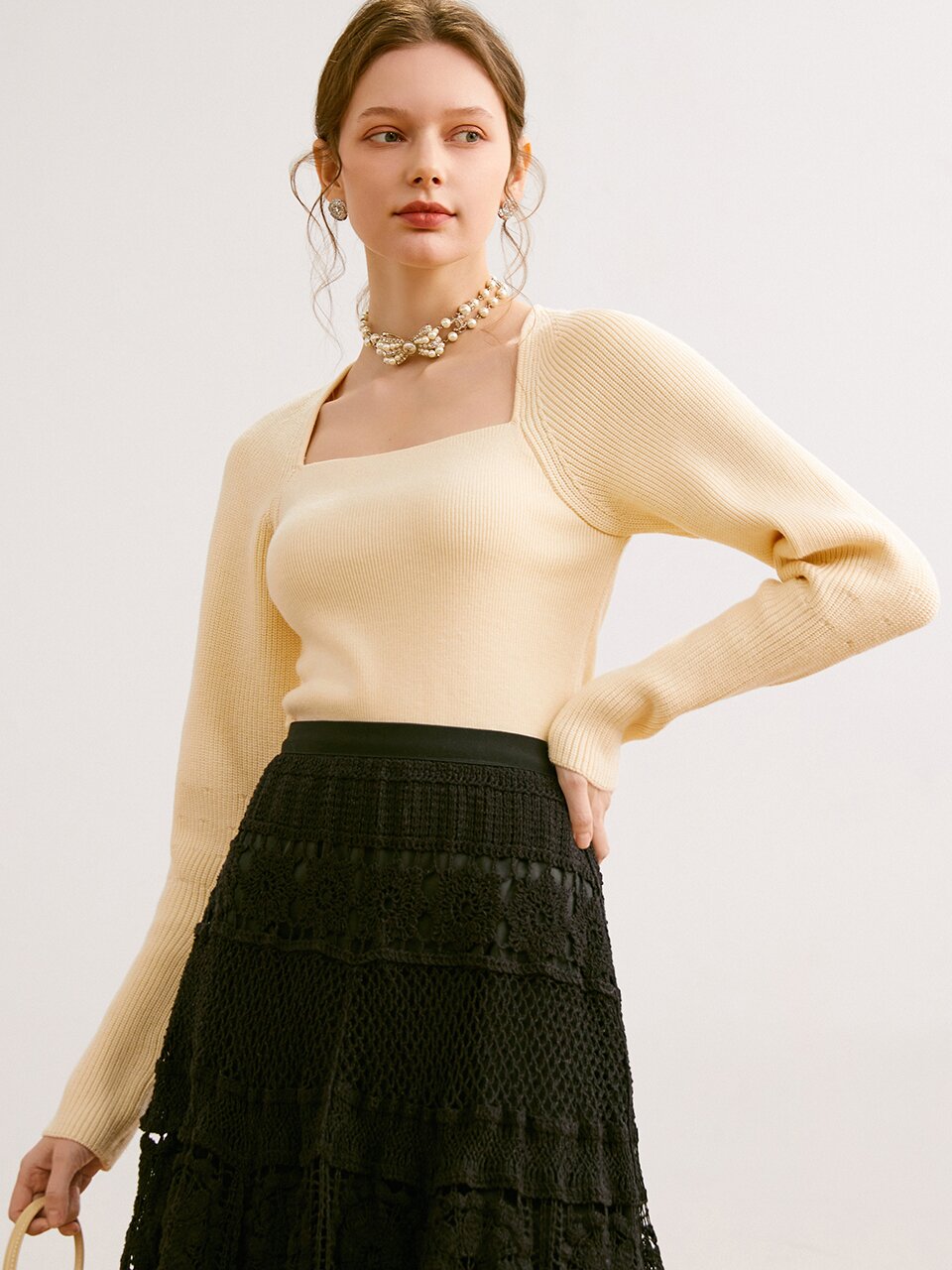 Ozie Spell neck square top