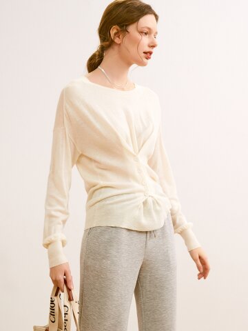 Ozie Waistline regular sleeve top