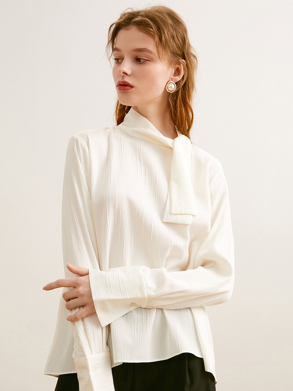 Ozie bamboo silk top