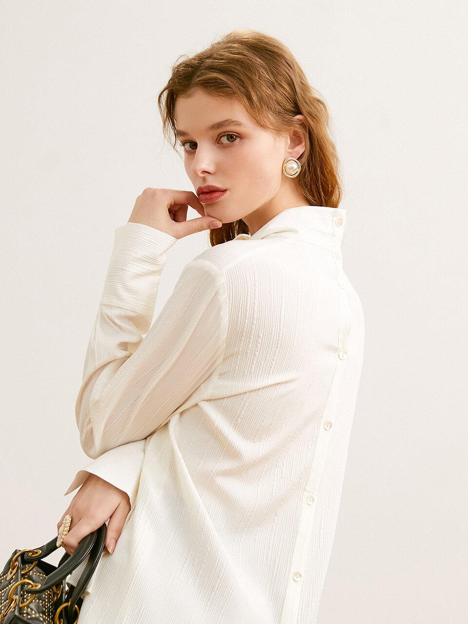 Ozie bamboo silk top