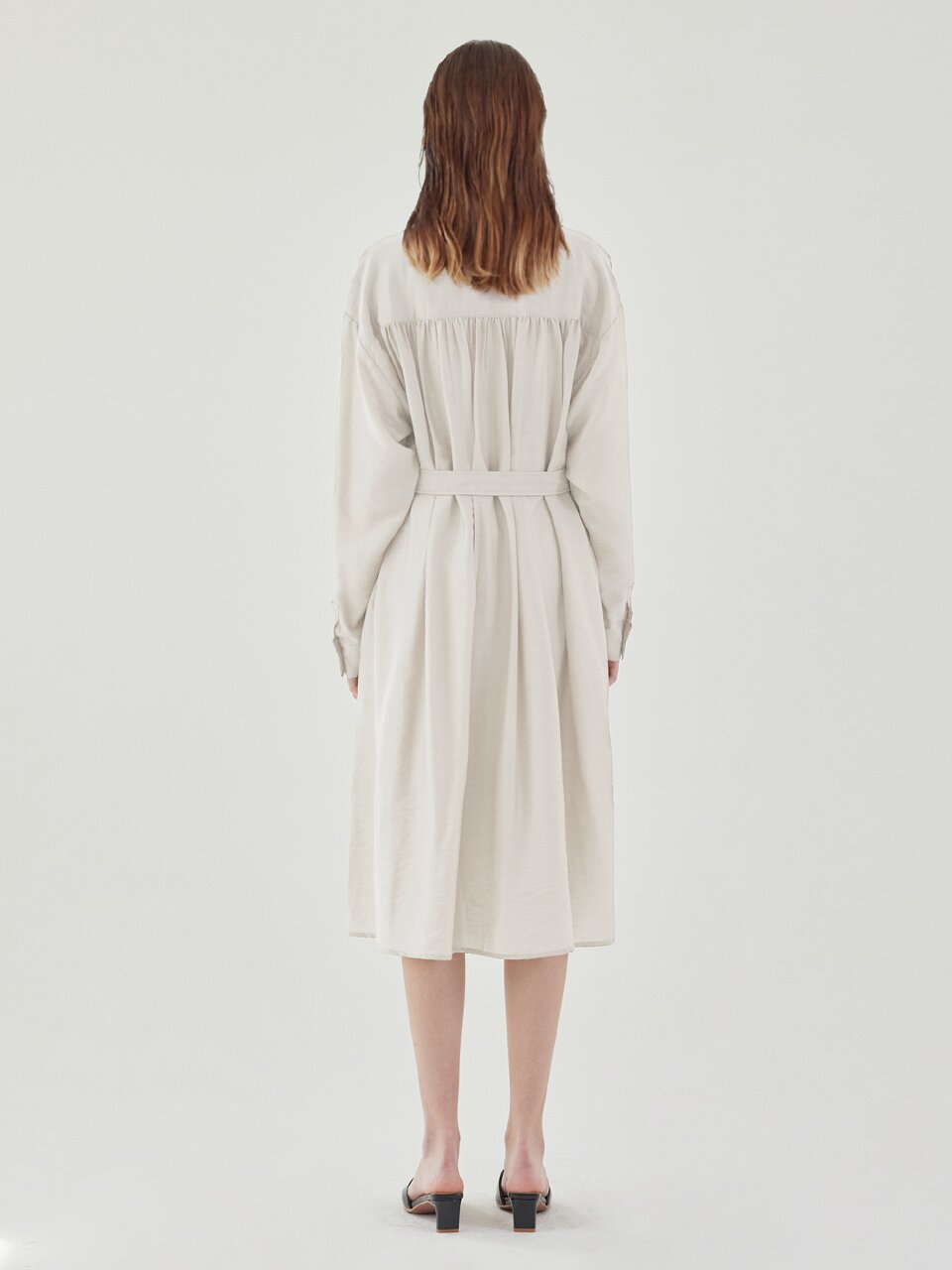 Lydia dress+inner slip dress set_IVORY