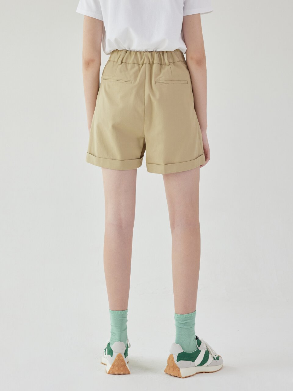 Ivy shorts pants_BEIGE
