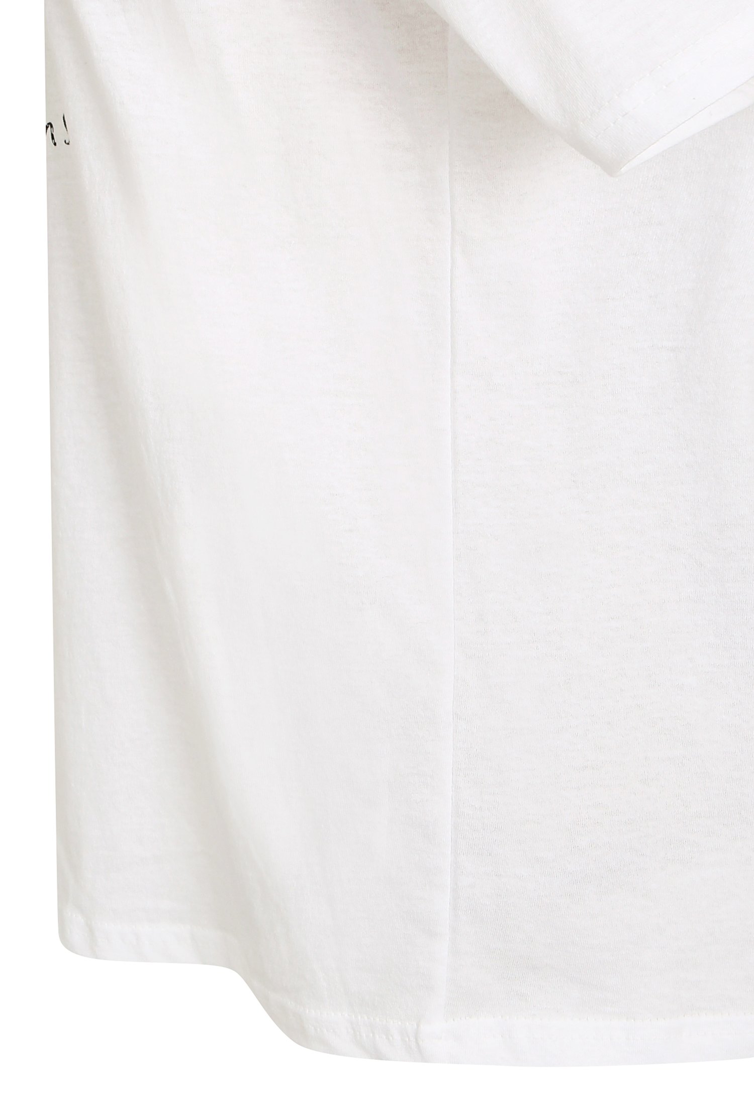 일러스트 프린트 롱 코튼 티셔츠 (WHITE)