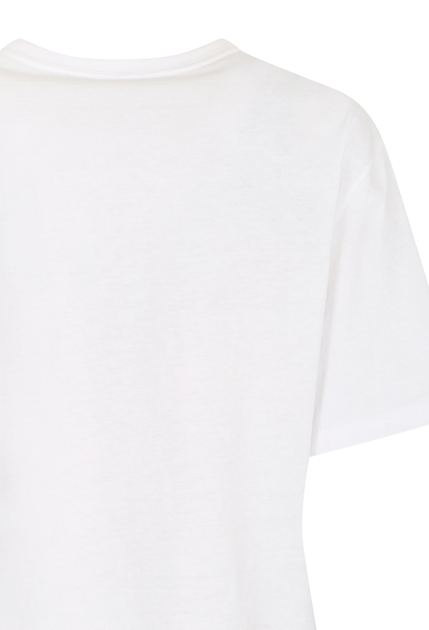 메탈릭 글리터 프린트 티셔츠 (WHITE)