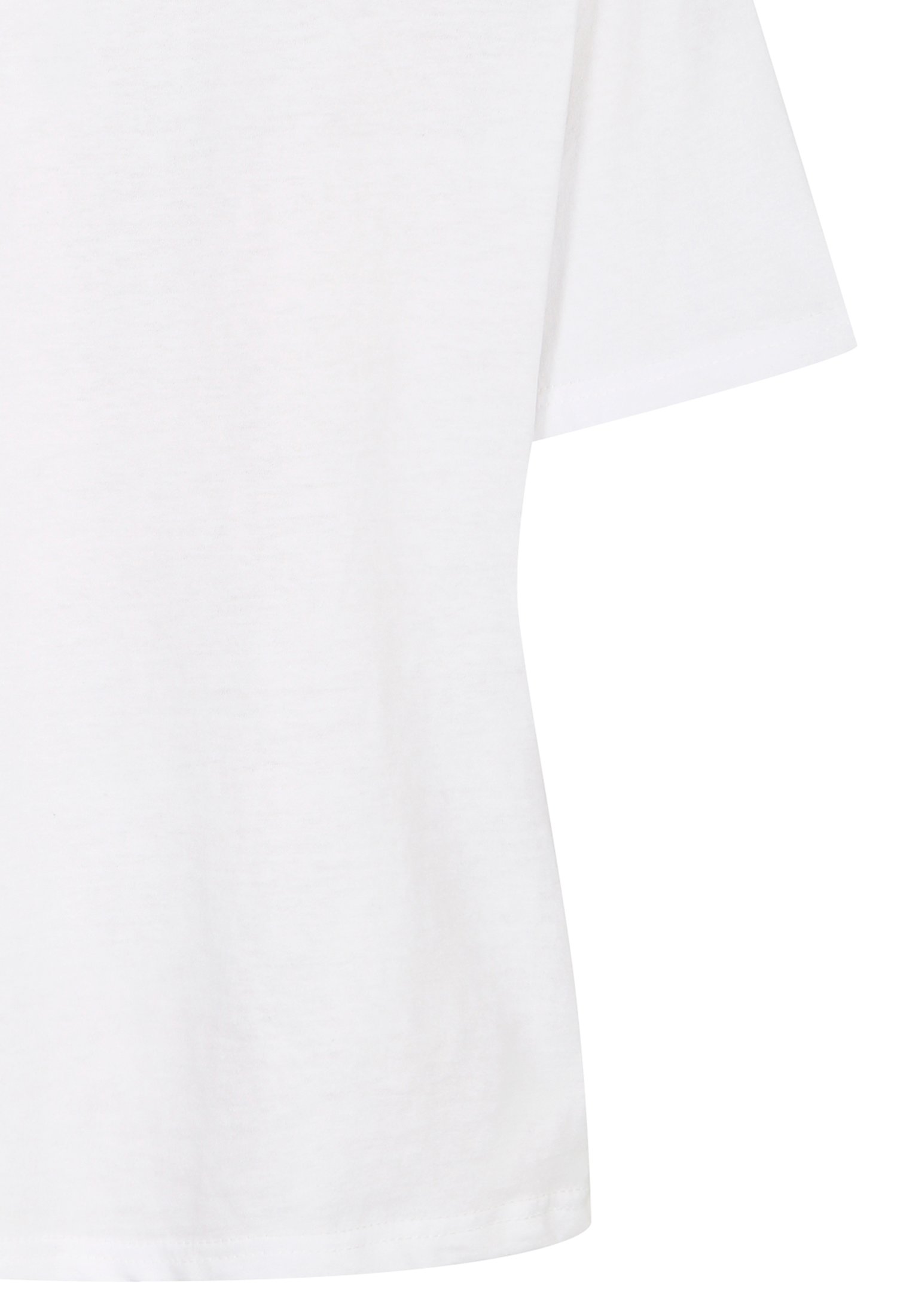 메탈릭 글리터 프린트 티셔츠 (WHITE)