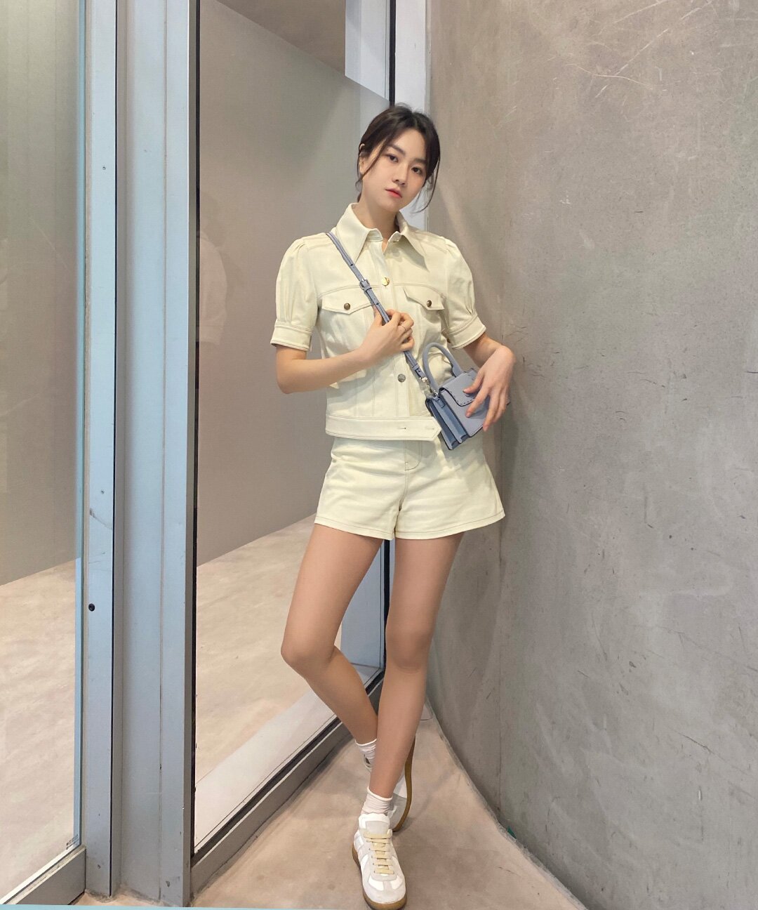 큐티숏진팬츠_옐로우