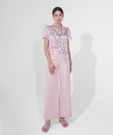 스티치와이드진팬츠_핑크