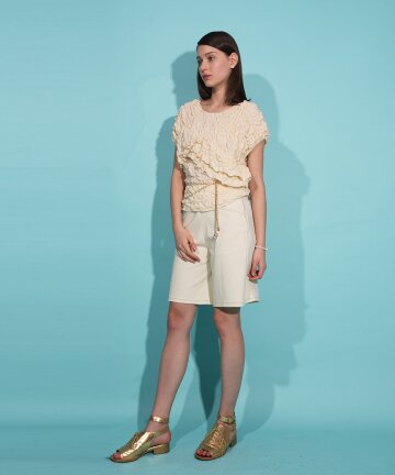 큐티하프진팬츠_옐로우