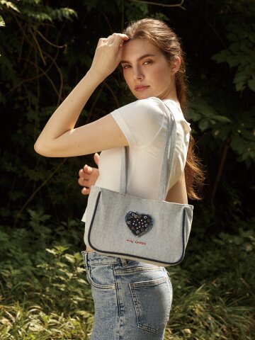 라라데님숄더백