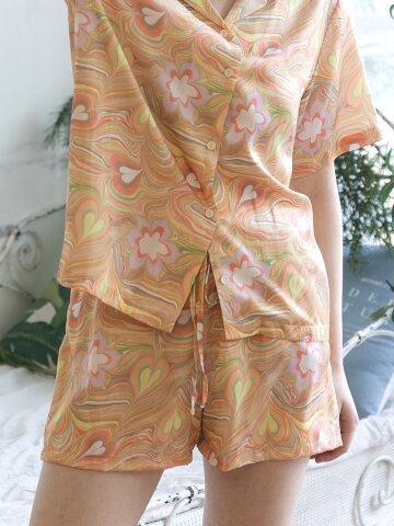 marble banding short pants