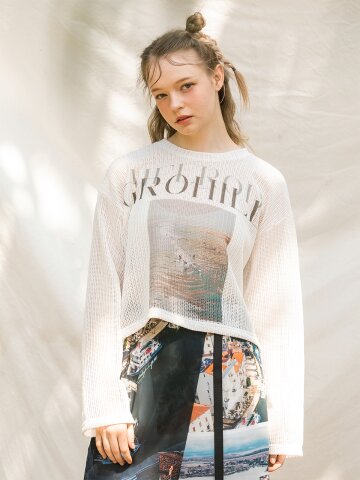 surfing back cross knit_[WHITE]