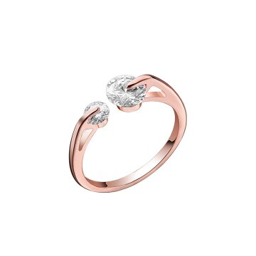 크로노스 CRJ4003R-RG 2큐빅 반지