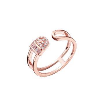 크로노스 CRJ4015R-RG D큐빅 반지