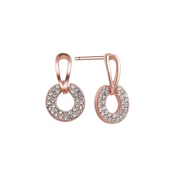 크로노스 CRJ5026E-RG 큐빅 서클 귀걸이