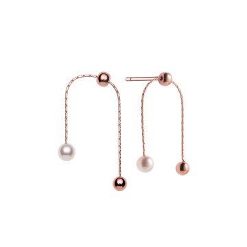 크로노스 CRJ5019E-RG 방울링 귀걸이