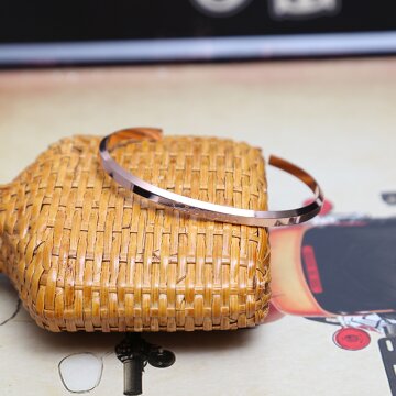 크로노스 CRJ2007B-RG 커프 뱅글 여자 팔찌